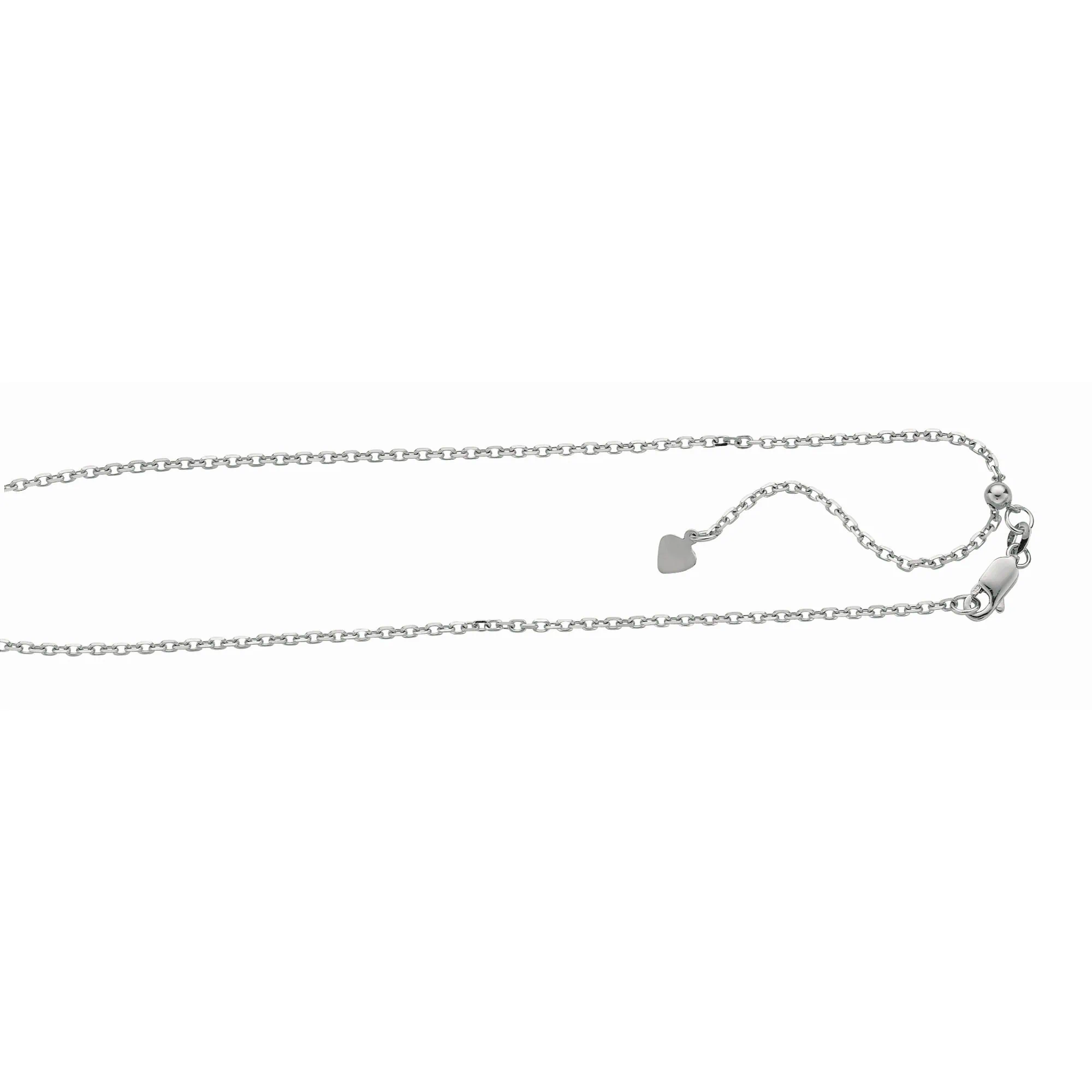 Silver 1.8mm Adjustable Cable Chain