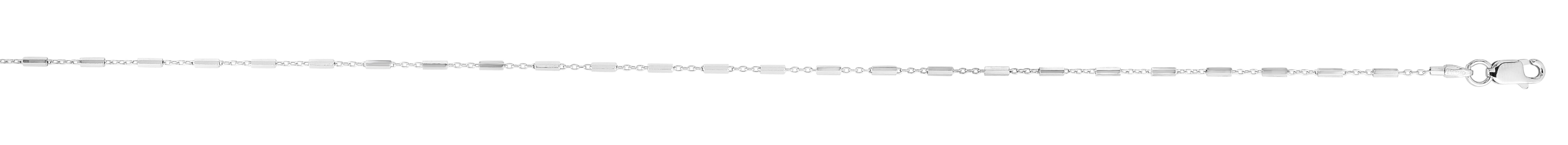 Silver 1.37mm Saturn Chain Anklet