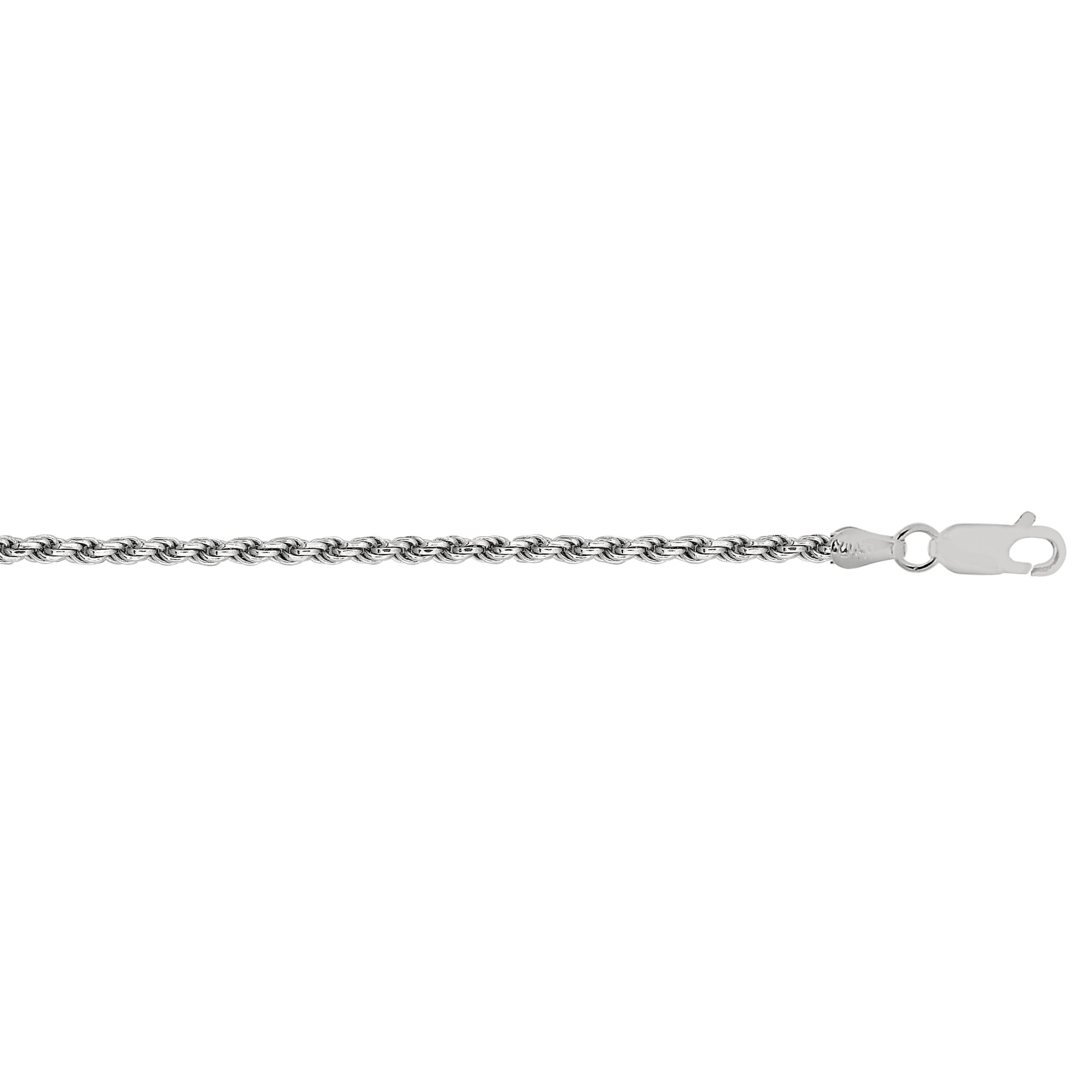 Silver 1.25mm Rope Chain