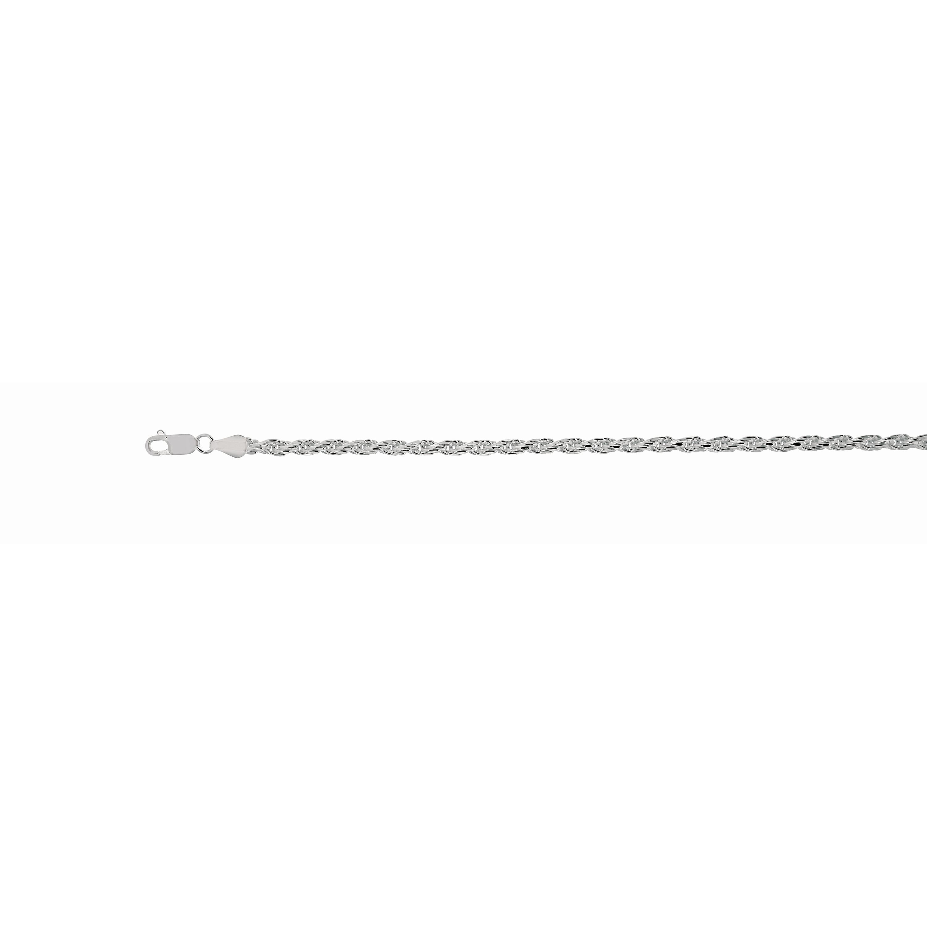 Silver 6mm Rope Chain