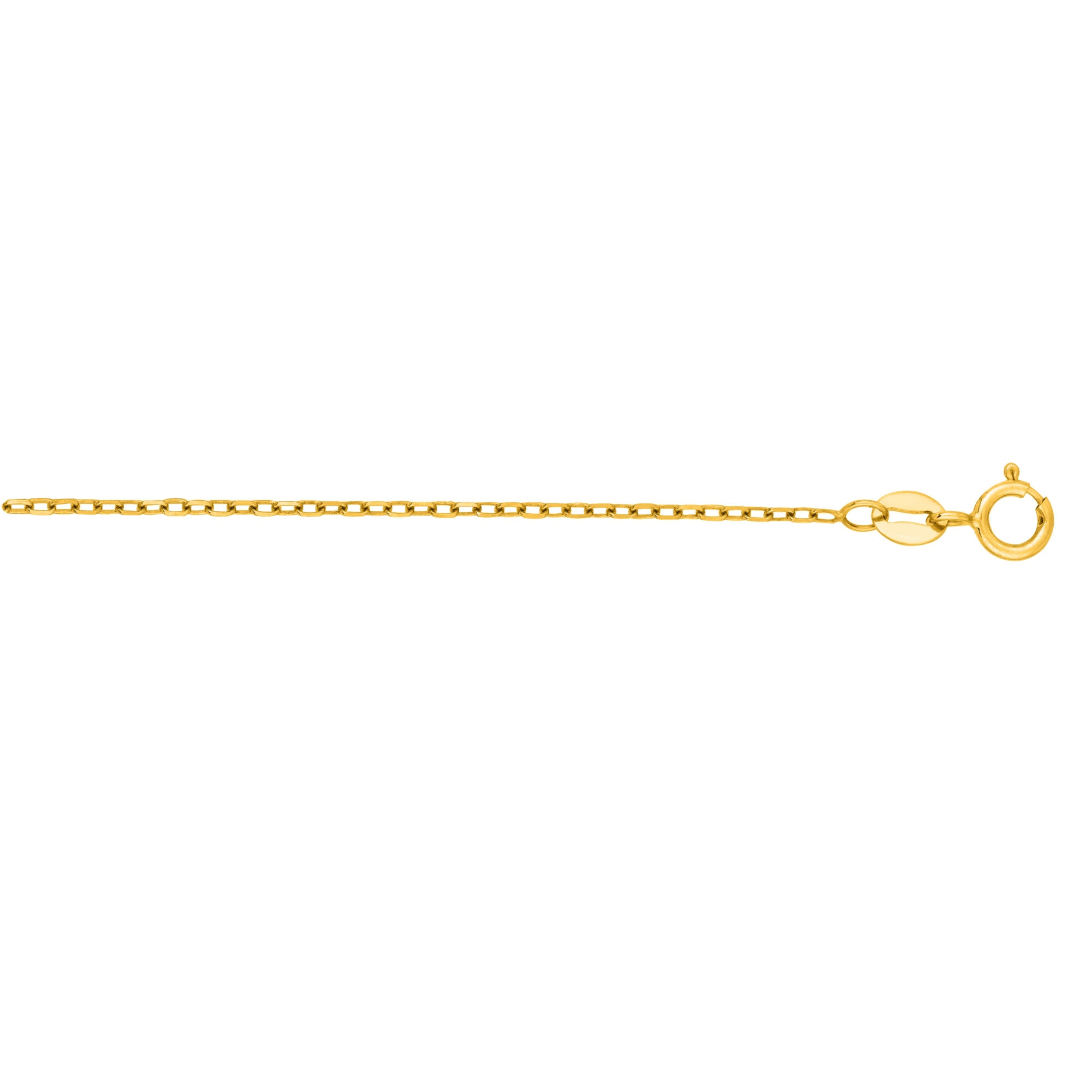 14K Gold 1.2mm Open Cable Chain