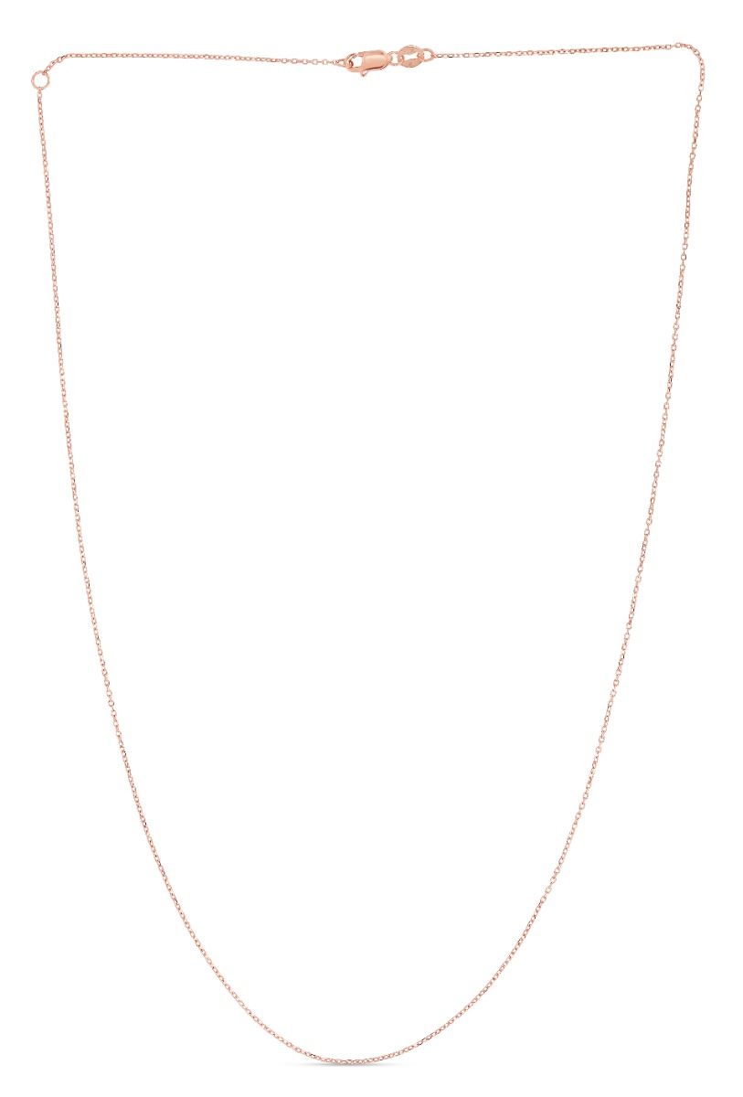 14K Gold 1.1mm Extendable Chain