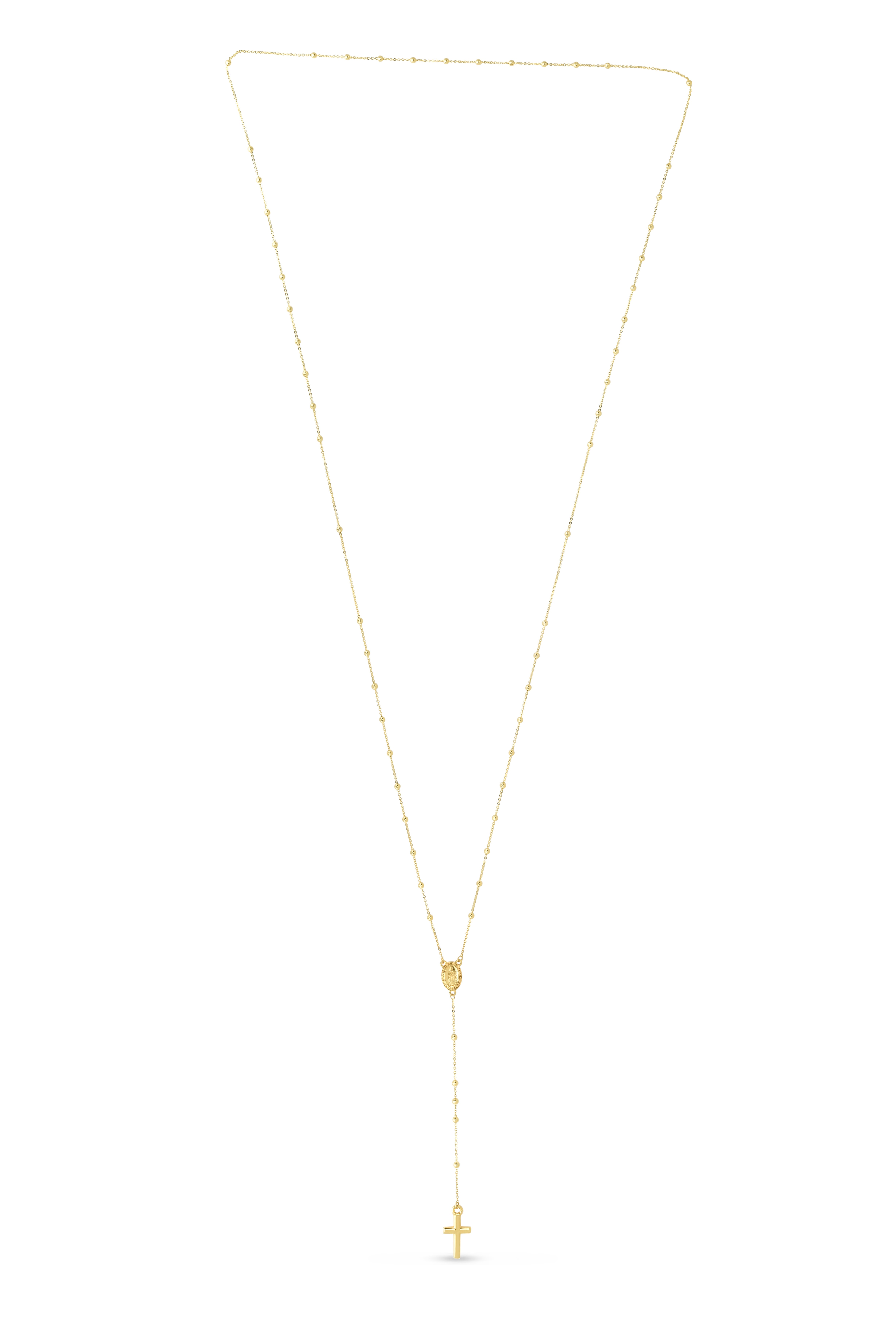 14K Rosary Necklace