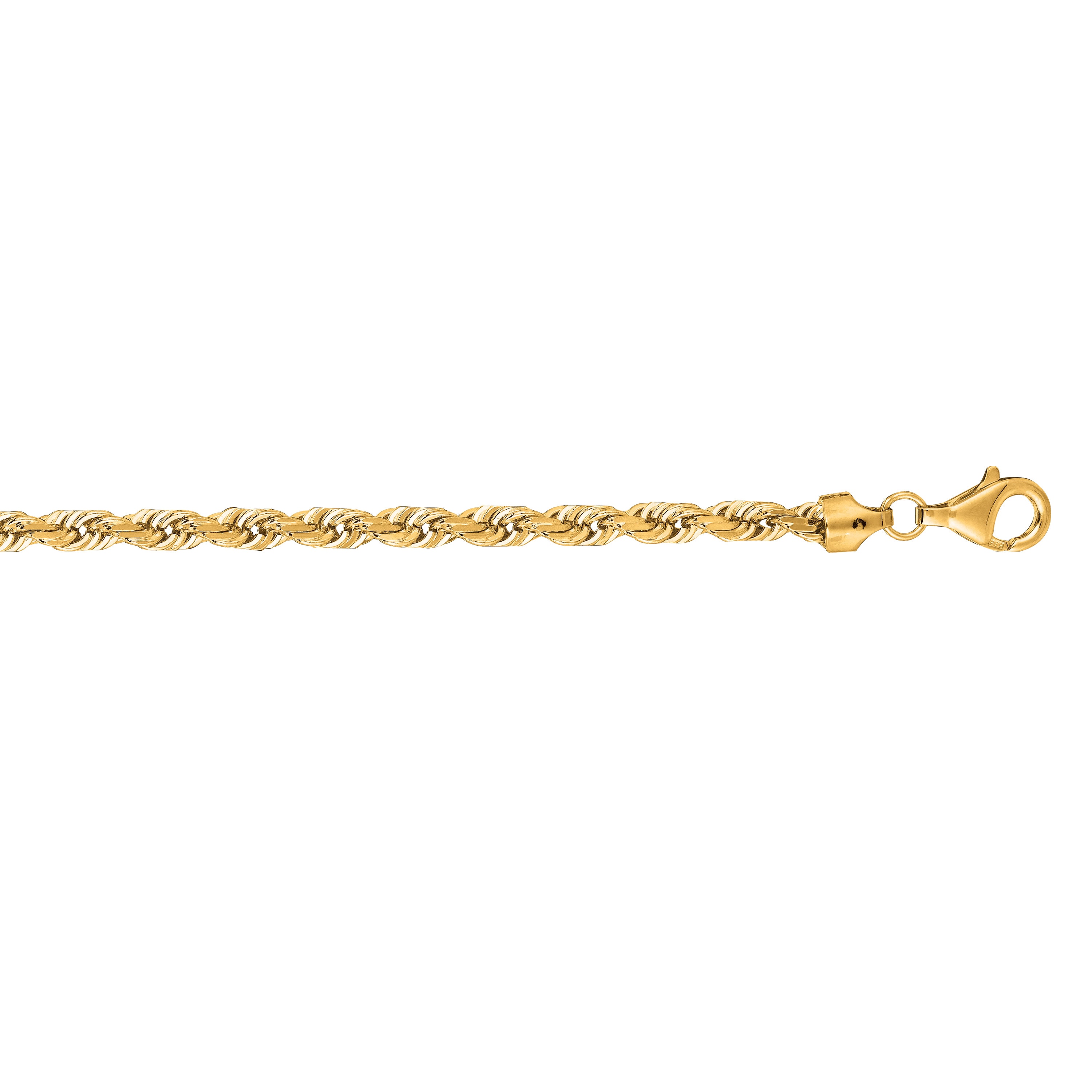 14K Gold 7mm Solid Royal Rope Chain