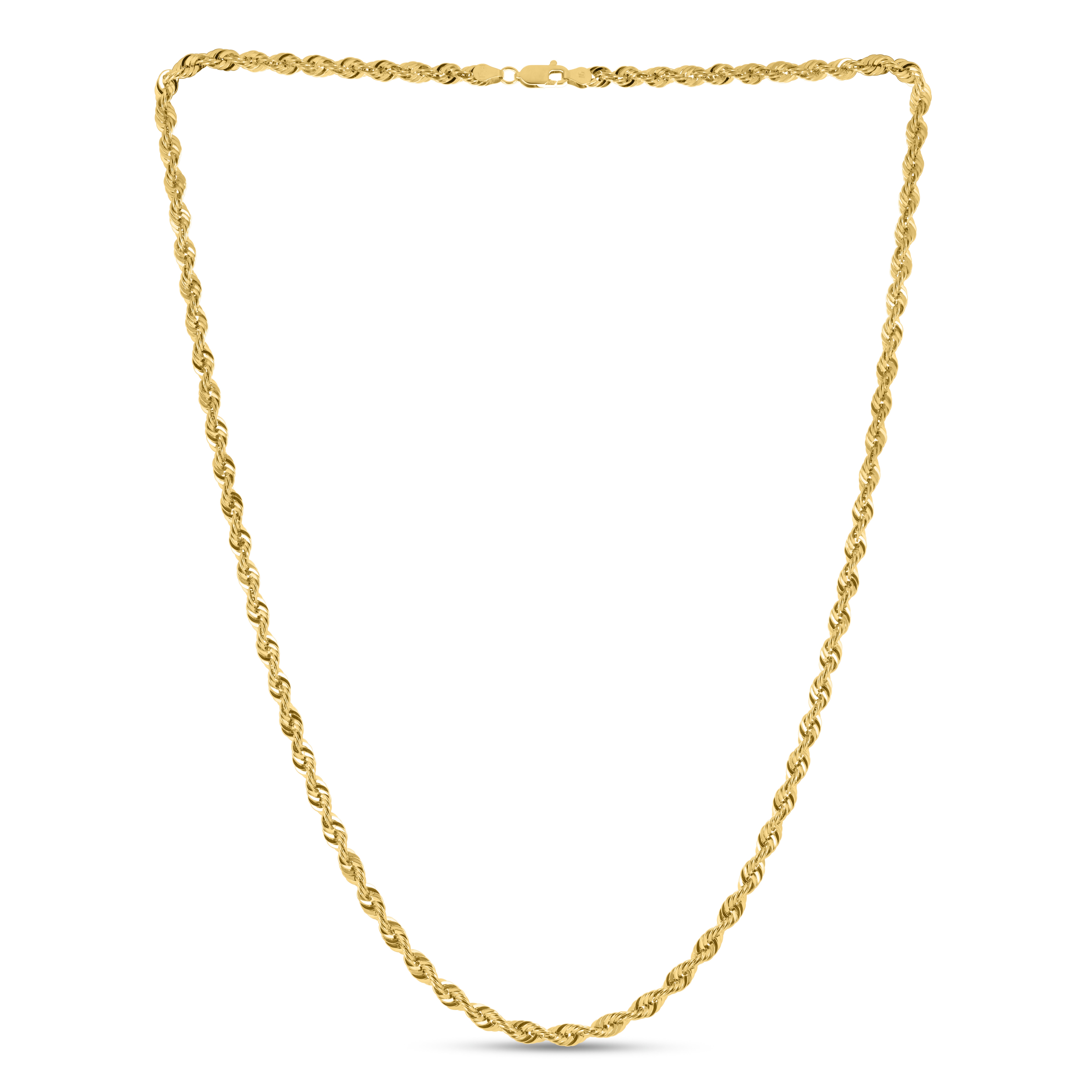 10K Gold 5mm Lite Rope Chain